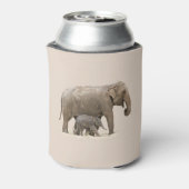 Moeder en Baby Elephant Blikjeskoeler (Blikje Achterkant)