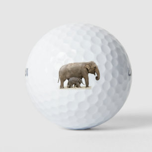 Moeder en Baby Elephant Golfballen