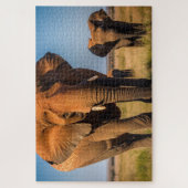 Moeder en Baby Elephant Legpuzzel (Verticaal)