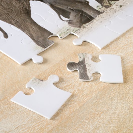 Moeder en Baby Elephant Legpuzzel (Zijkant)