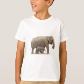 Moeder en Baby Elephant T-shirt (Voorkant)