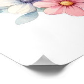 Moeder en baby gans poster (Hoek)