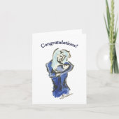 Moeder en Baby "Gefeliciteerd" Kaart (Voorkant)