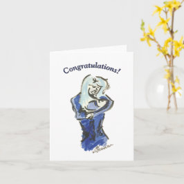 Moeder en Baby "Gefeliciteerd" Kaart