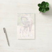 Moeder en baby-giraffe in Kenia Post-it® Notes (Kantoor)