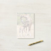 Moeder en baby-giraffe in Kenia Post-it® Notes (Op bureau)
