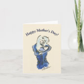 Moeder en Baby "Happy Moederdag" Kaart (Voorkant)