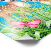 Moeder en Baby Herten Foto Afdruk (Hoek)