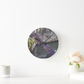 Moeder en Baby Hippo Greeting Ronde Klok (Huis)