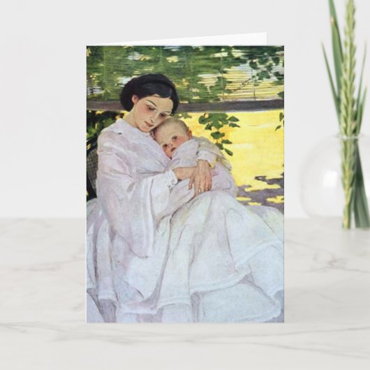 Moeder en Baby Kaart (Voorkant)