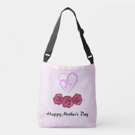 Moeder en Baby Kind Anjer Moederdag Crossbody Tas