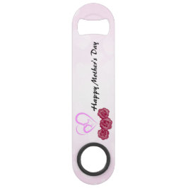 Moeder en Baby Kind Anjer Moederdag Speed Flessenopener