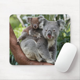 Moeder en Baby Koala Beer Muismat