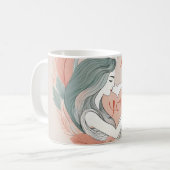 moeder en baby koffiemok (Voorkant links)