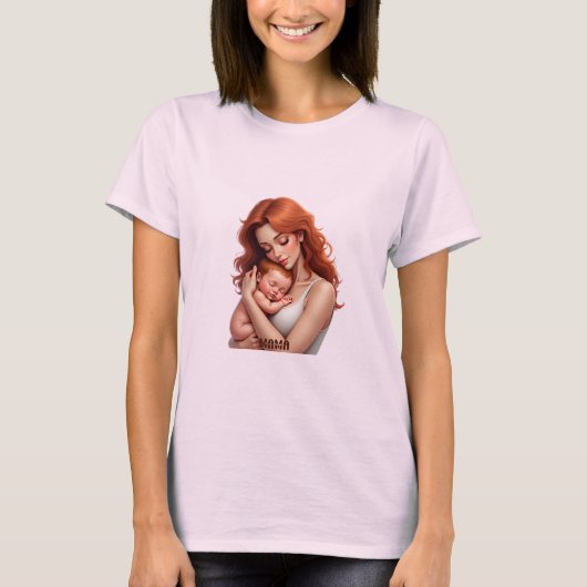 Moeder en Baby Liefde - Heartfelt Connection T-Shi T-shirt (Voorkant)