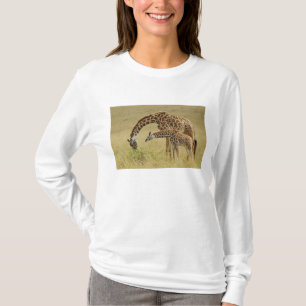 Moeder en baby Masaigiraffe, Giraffa T-shirt