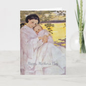 Moeder en Baby Moederdag Kaart (Voorkant)