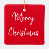 Moeder en Baby olifant in de Serengeti Keramisch Ornament (Achterkant)