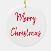 Moeder en Baby olifant in de Serengeti Keramisch Ornament (Achterkant)