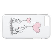 Moeder en Baby olifant met ballonnen Case-Mate iPhone Case (Achterkant (Horizontaal))