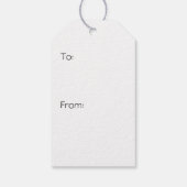 Moeder en Baby Olifant met Hartballonnen Cadeaulabel (Achterkant)