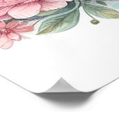 Moeder en Baby Olifant Poster (Hoek)