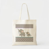 Moeder en Baby olifant Tas (Voorkant)