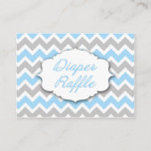 Moeder en baby olifanten luier loterij tickets informatiekaartje (Achterkant)