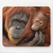 Moeder en Baby Orangutan Muismat (Voorkant)