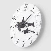 Moeder en baby Orca Grote Klok (Hoek)