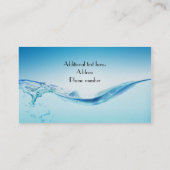 Moeder en Baby Orca Whale-mammie-kaart Contactkaartje (Achterkant)