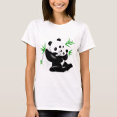 Moeder- en baby-panda t-shirt (Voorkant)