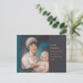 Moeder en baby portret John Russell CC0971 Briefkaart (Staand voorkant)