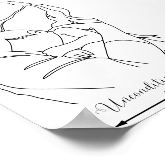 Moeder en Baby Poster (Hoek)