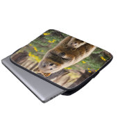 Moeder en Baby Quokka, laptophoes Laptop Sleeve (Voorkant onderkant)