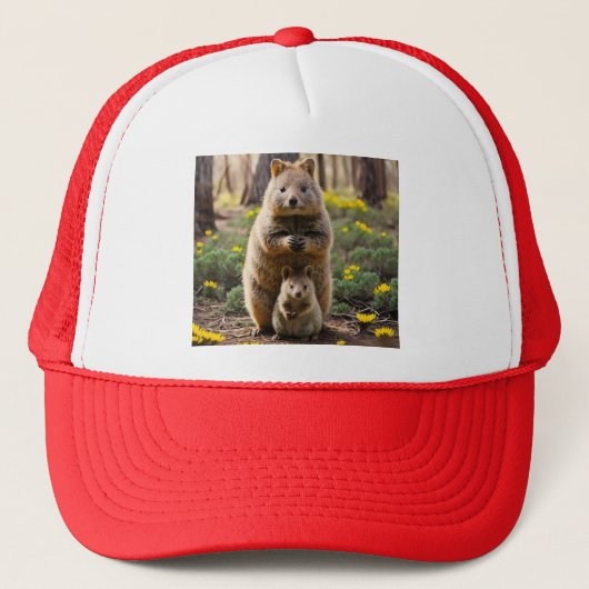 Moeder en Baby Quokka, Pet van truckers (Voorkant)
