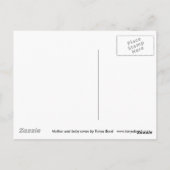 Moeder en baby raven briefkaart (Achterkant)