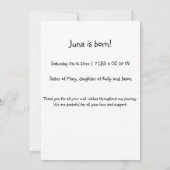 Moeder en baby schapen, lente pasgeborene, aanpasb kaart (Achterkant)