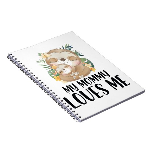 Moeder en Baby Sloten Mijn mama houdt van mij Trop Notitieboek (Rechterzijde)