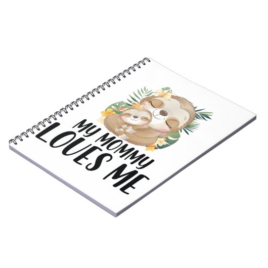 Moeder en Baby Sloten Mijn mama houdt van mij Trop Notitieboek (Linkerzijde)