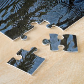 moeder- en baby-swaanpuzzel legpuzzel (Zijkant)