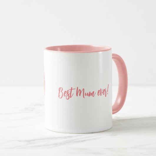 Moeder en baby tamandua anteater Beste moeder ooit Mok (Voorkant rechts)