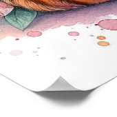 Moeder en baby tijger  poster (Hoek)