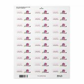Moeder en Baby Uil Retouradres Labels (Full Sheet)