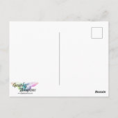 Moeder en Baby Unicorn Briefkaart (Achterkant)