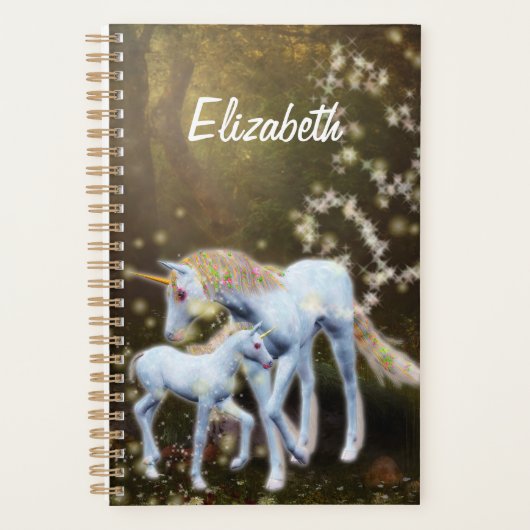 Moeder en Baby Unicorn Planner (Voorkant)