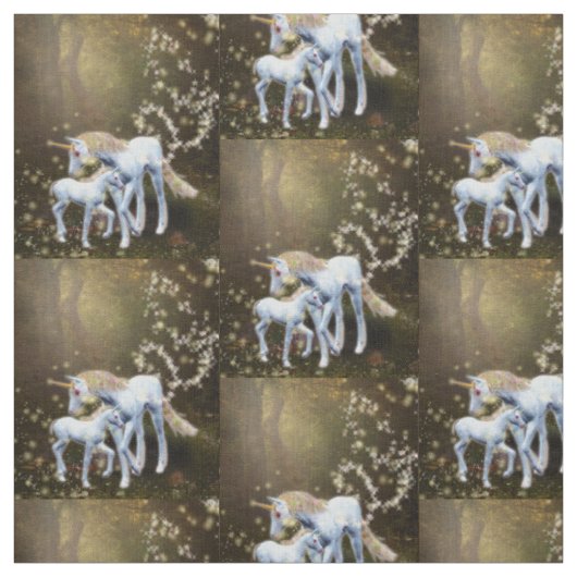 Moeder en Baby Unicorn Stof (Swatch)