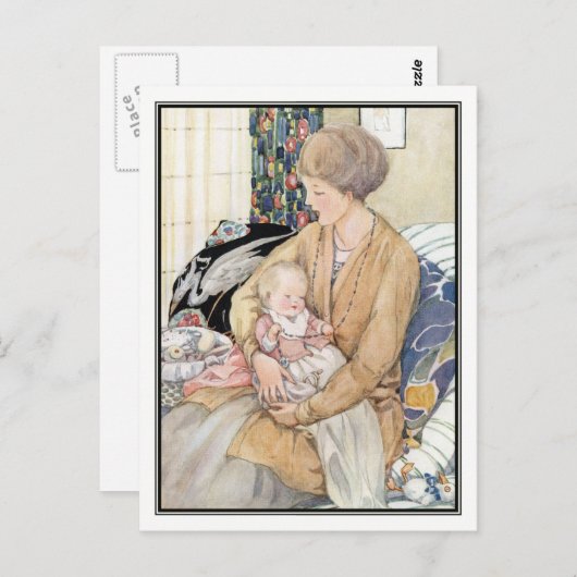  moeder en Baby van Anne Anderson Briefkaart (Voorkant / Achterkant)