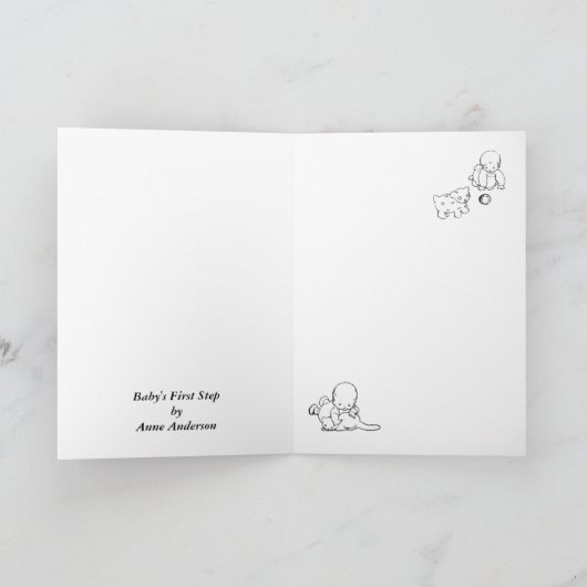  moeder en Baby van Anne Anderson Kaart (Binnen)