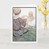  moeder en Baby van Anne Anderson Kaart (Gele Bloem)